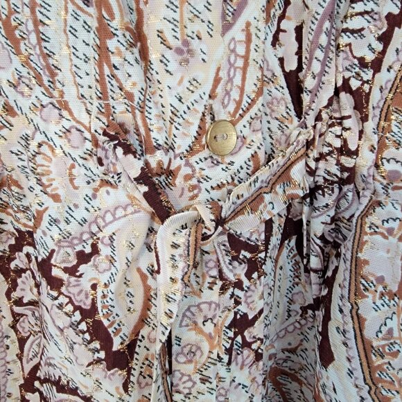 VTG 70’s Mr. Winn Teddi‎ Of California  GrannyCore Secretary Geek Blouse SZ M - Picture 4 of 12